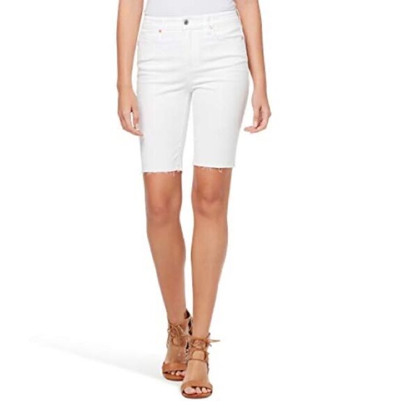 NWOT Jessica Simpson Bermuda White Shorts Sz 10/30 - Picture 8 of 8